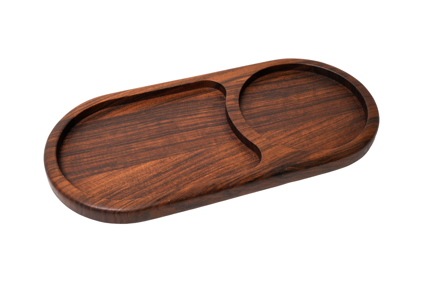 TRAY BLOCK Black walnut 10.24 x 4.72 inches #0526