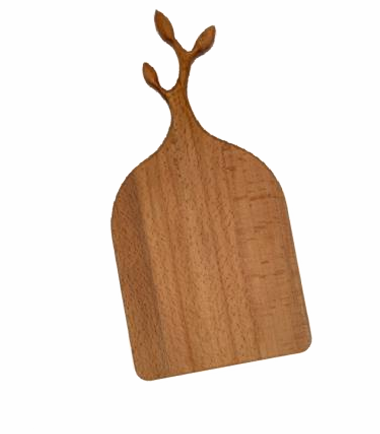 KNIFE BLOCK Black walnut 16.54 × 7.87 inches #0013