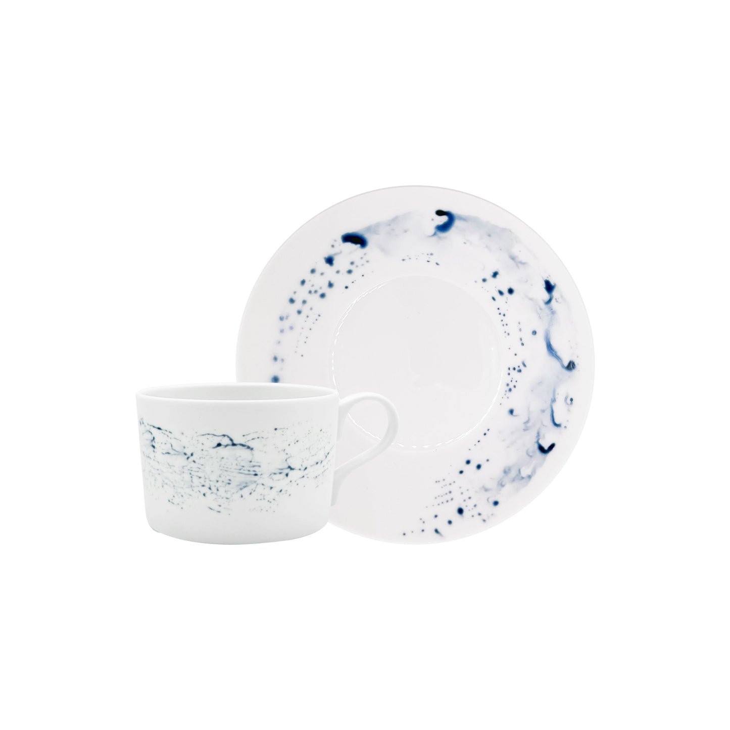JL Coquet BLUE IMPRESSION - Tasse ? d?jeuner & soucoupe 6.5 Inch SKU: CYL3021BIMPBLNC000