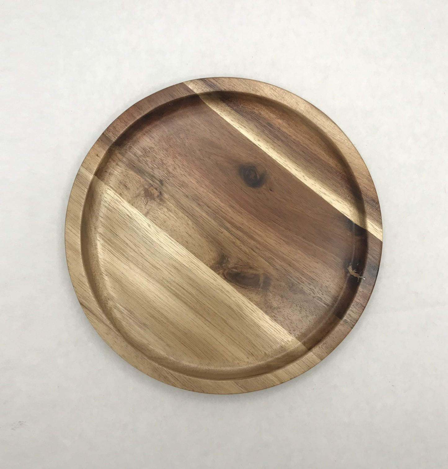 ZavisGreen Acacia round Plate Platter 8" Diameter SKU: ZG-660008