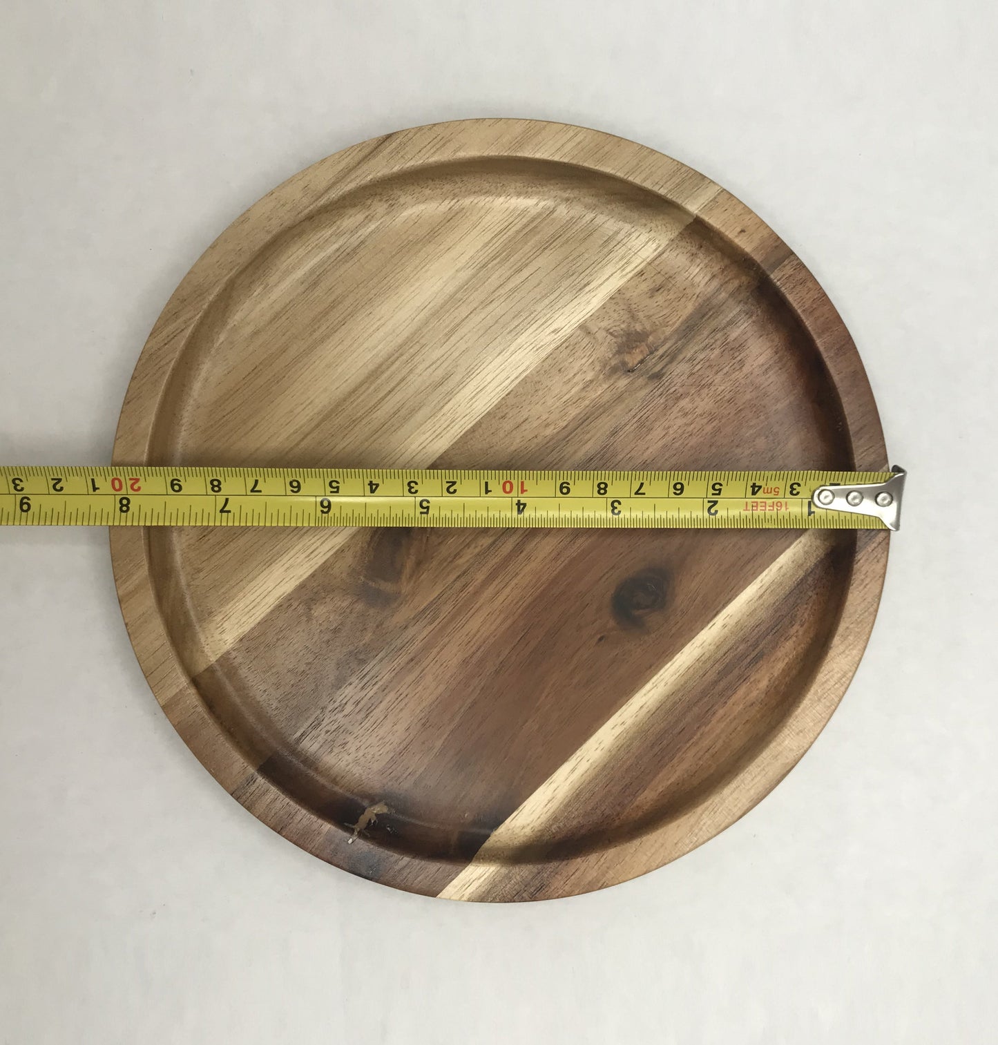ZavisGreen Acacia round Plate Platter 8" Diameter SKU: ZG-660008