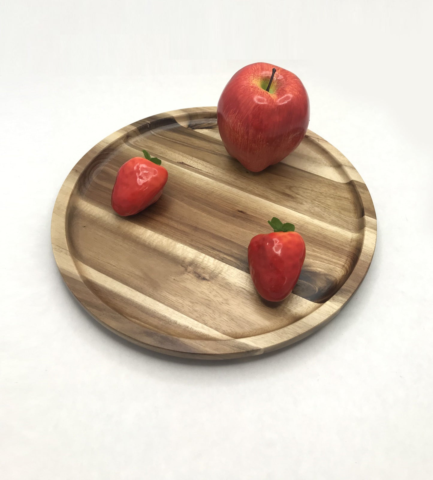 ZavisGreen Acacia round Plate / Platter 10" Diameter SKU: ZG-660010