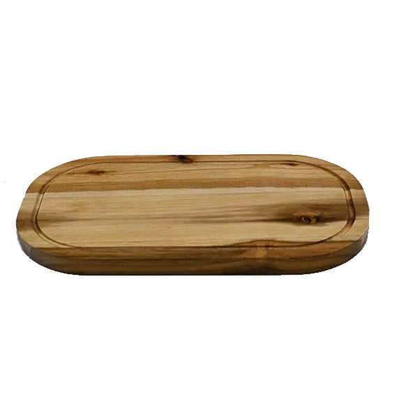 ZavisGreen Acacia Serving Rounded cutting board 14" X 8" SKU: ZG-660414