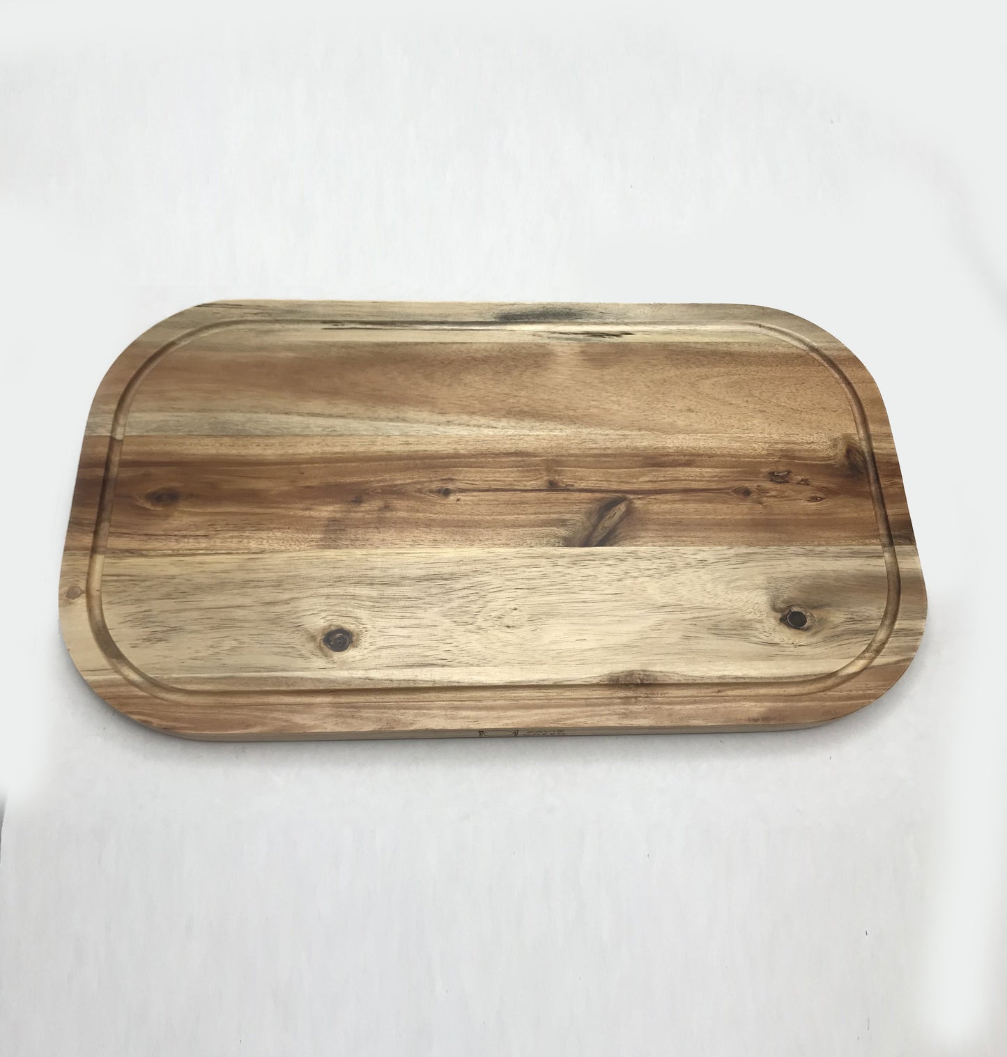 ZavisGreen Acacia Serving Rounded cutting board 18" X 10" SKU: ZG-660418