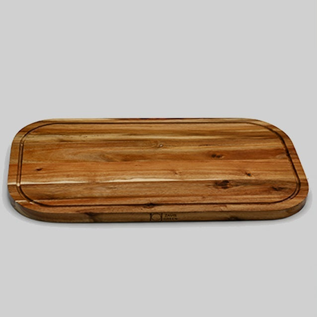 ZavisGreen Acacia Serving Rounded cutting board 20" X 11" SKU: ZG-660420