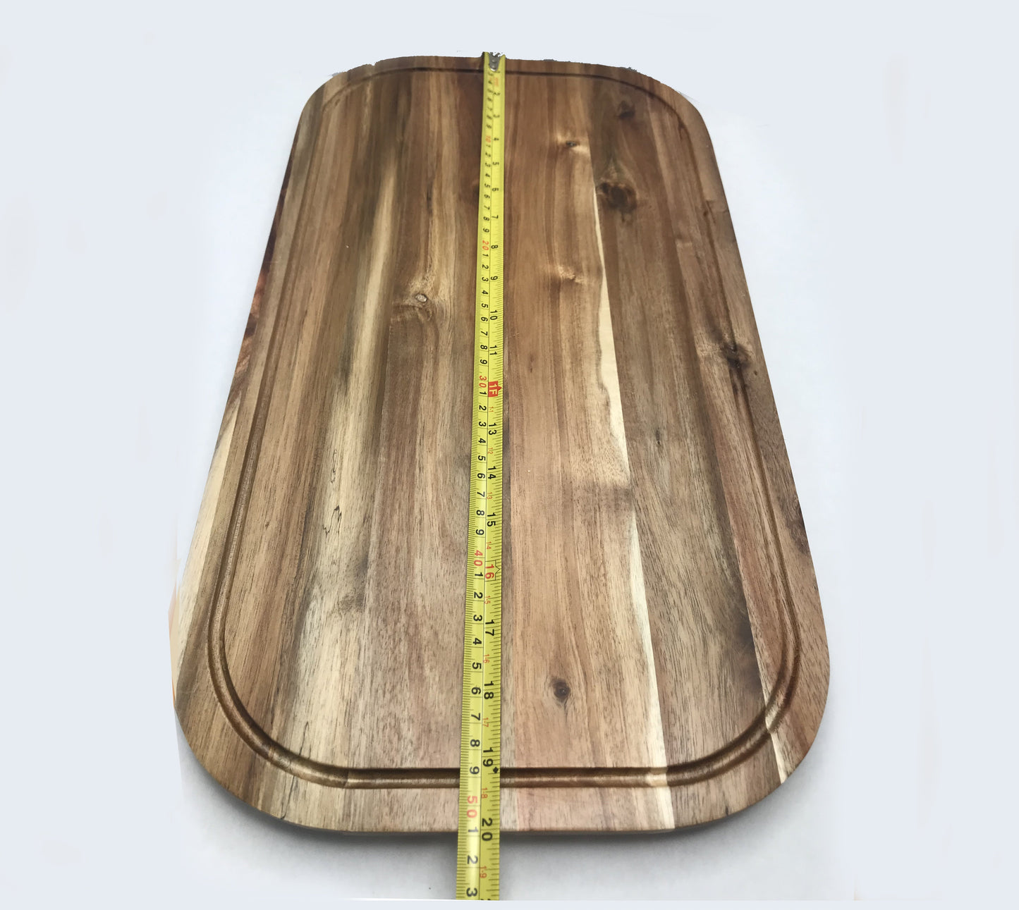 ZavisGreen Acacia Serving Rounded cutting board 20" X 11" SKU: ZG-660420