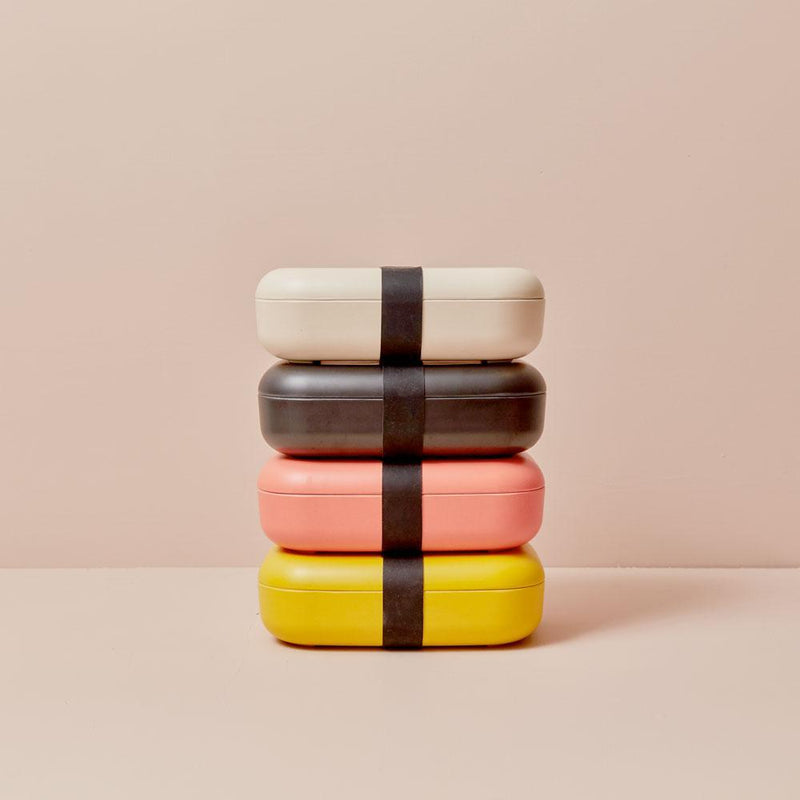 Rectangular Bento Lunch Box - Coral