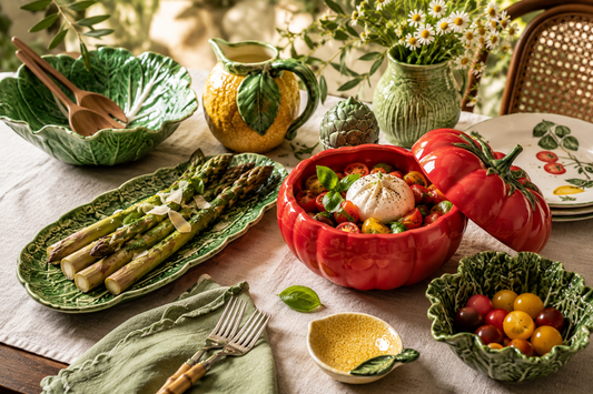 Asparagus Plates and Tomato Bowls: The Whimsical Tableware Trend Nobody Saw Coming