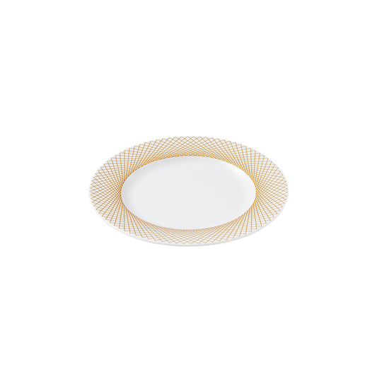 Degrenne Collection Graphique Classique Gold round bread plate: 5.91 inches