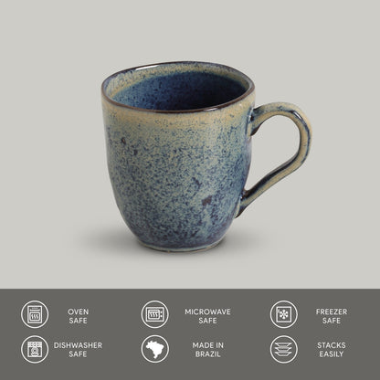 Porto Brasil DENIM ORGANIC MUG dia. 9.23 oz.  SKU: '11314113001