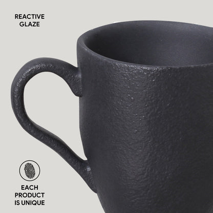 Porto Brasil MATTE BLACK ORGANIC MUG dia. 9.23 oz.  SKU: '1131473901