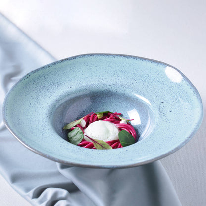 Porto Brasil BREEZE DEEP RIM PLATE  STONEWARE dia. 11.02x2.56"  SKU: '12014109001