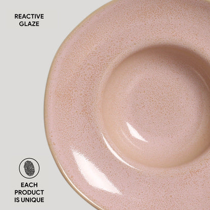 Porto Brasil LITCHI DEEP RIM PLATE  STONEWARE dia. 11.02x2.56"  SKU: '12014109201