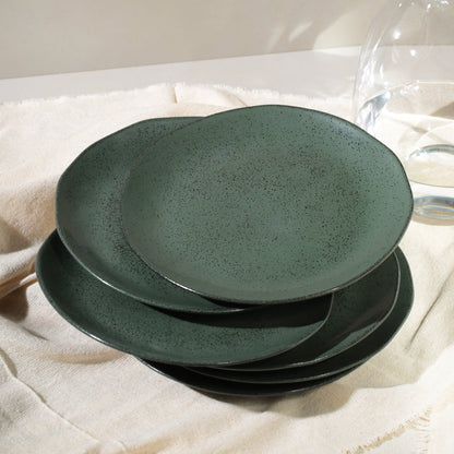 Porto Brasil GREENERY DINNER PLATE ORGANIC STONEWARE dia. 10.43"  SKU: '121495801