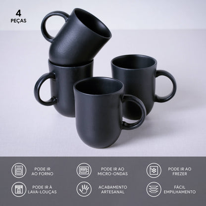 Porto Brasil MATTE BLACK COUP MUG 11.16 oz.  SKU: '1232673902