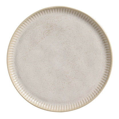 Porto Brasil LATTE LINHAS DINNER PLATE STONEWARE dia. 10.83"  SKU: '1261108501