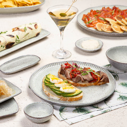 Porto Brasil PISTACHE LINHAS DINNER PLATE STONEWARE dia. 10.83"  SKU: '1261108801