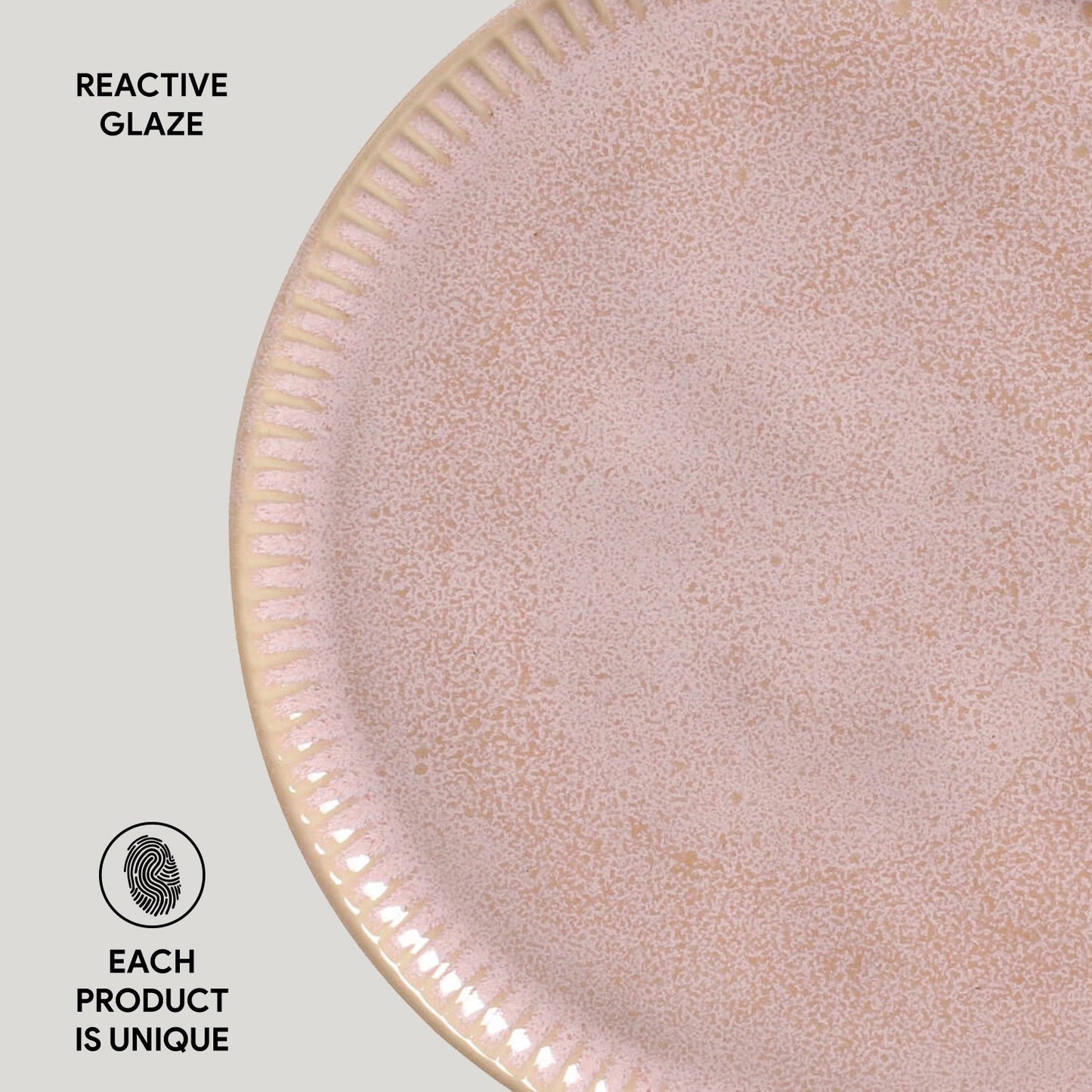 Porto Brasil LITCHI LINHAS DINNER PLATE STONEWARE dia. 10.83"  SKU: '1261109201