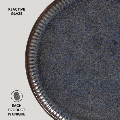 Porto Brasil TITANIUM LINHAS DINNER PLATE STONEWARE dia. 10.83"  SKU: '1261109401