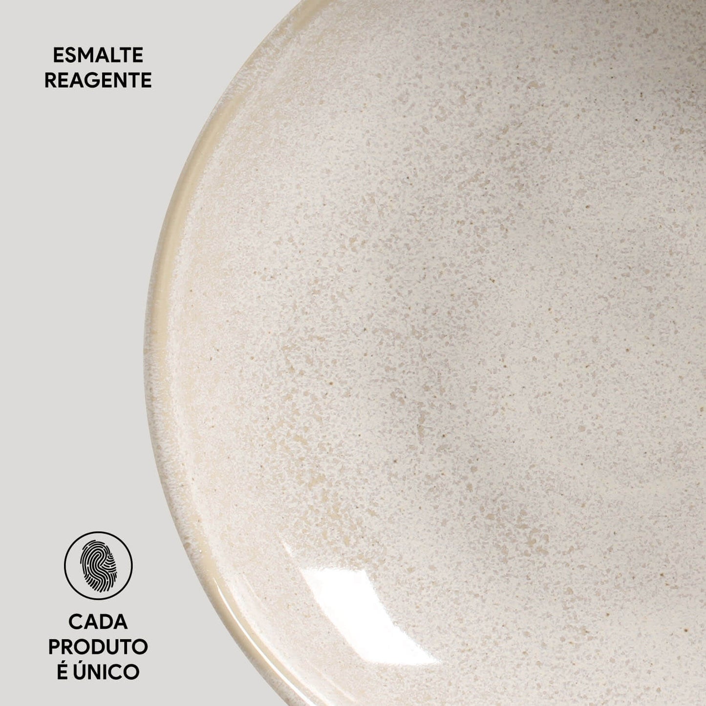Porto Brasil LATTE SOUP PLATE BIO STONEWARE dia. 8.86"  SKU: '1331108501