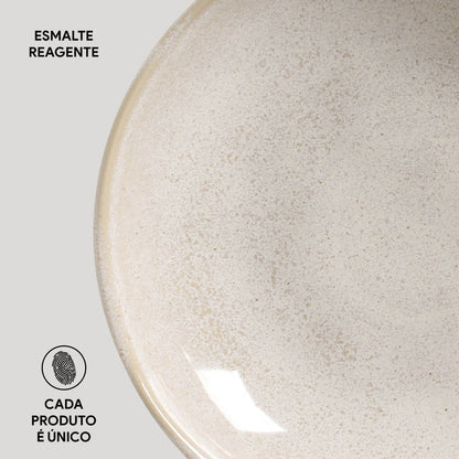 Porto Brasil LATTE SOUP PLATE BIO STONEWARE dia. 9.84"  SKU: '1331108502