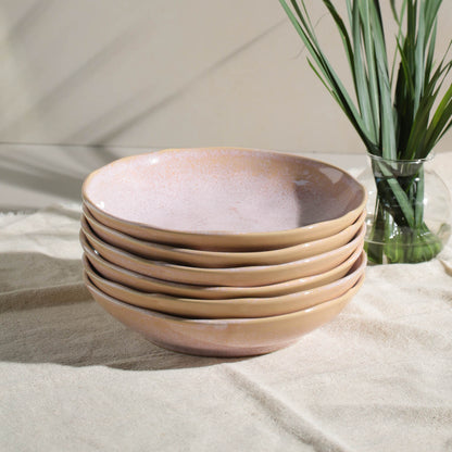 Porto Brasil LITCHI SOUP PLATE BIO STONEWARE dia. 8.86"  SKU: '1331109201