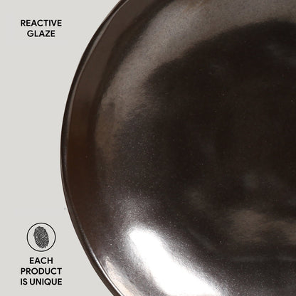 Porto Brasil METALLICA SOUP PLATE BIO STONEWARE dia. 9.84"  SKU: '1331109302