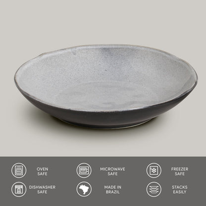 Porto Brasil DUST SOUP PLATE BIO STONEWARE dia. 9.84"  SKU: '1331115802