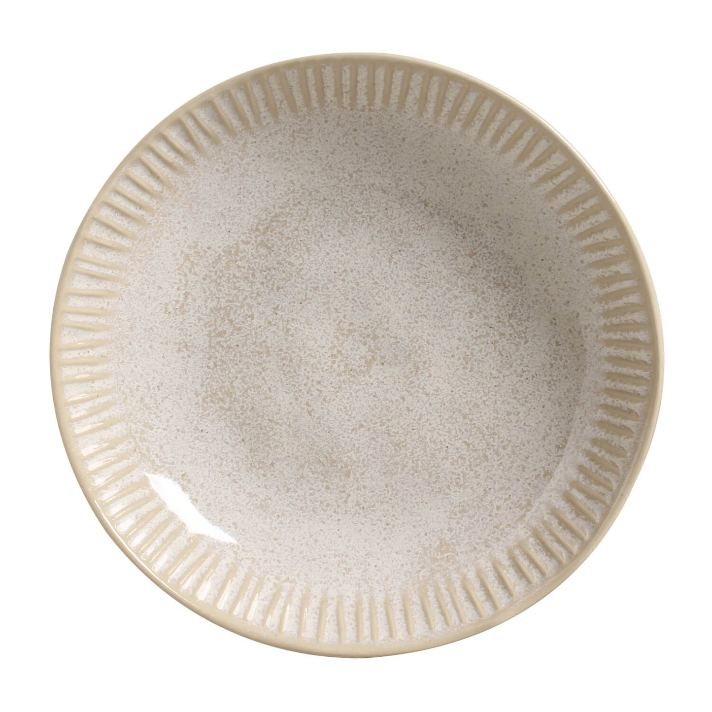 Porto Brasil LATTE LINHAS SOUP PLATE STONEWARE dia. 8.86"  SKU: '1361108501
