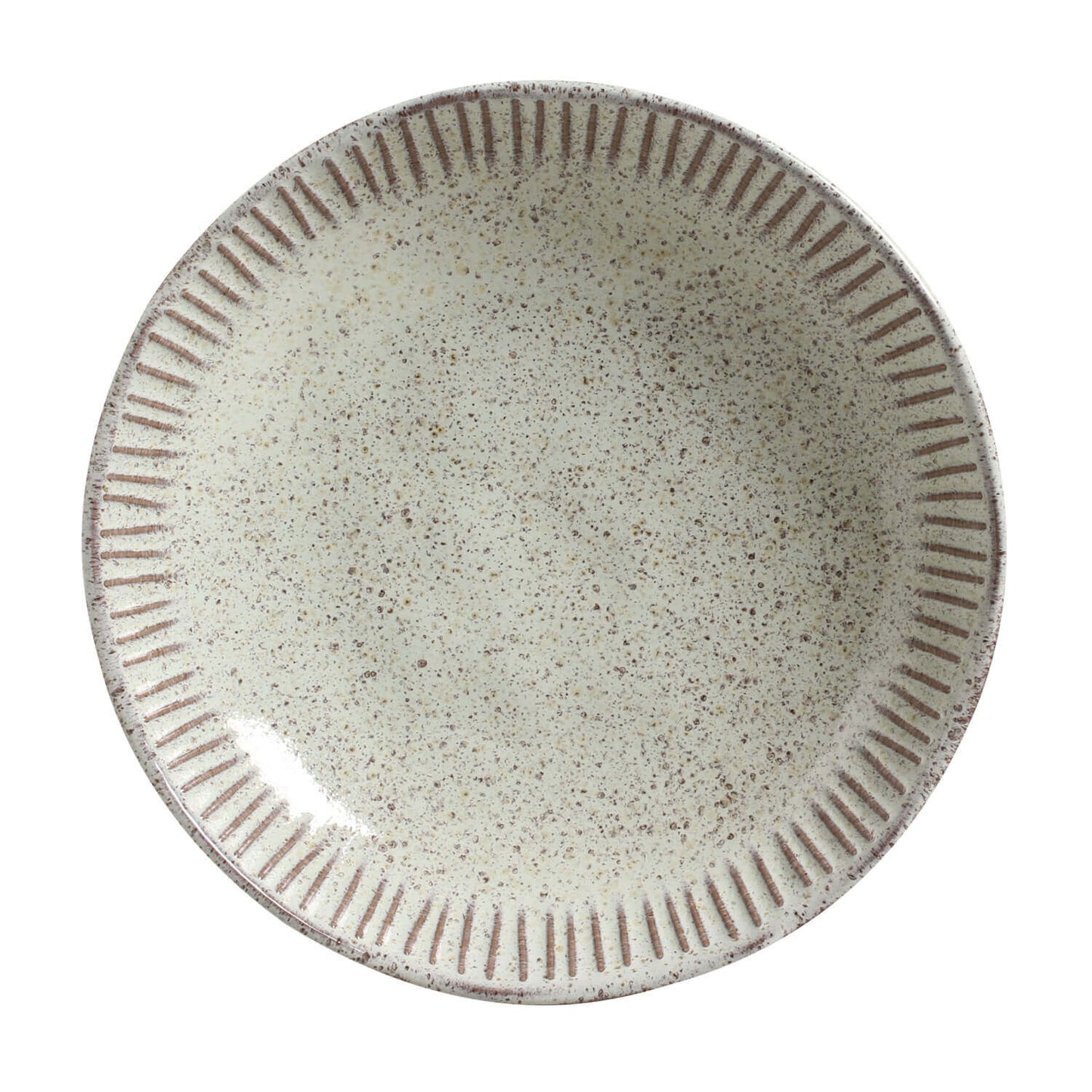 Porto Brasil PISTACHE LINHAS SOUP PLATE STONEWARE dia. 8.86"  SKU: '1361108801