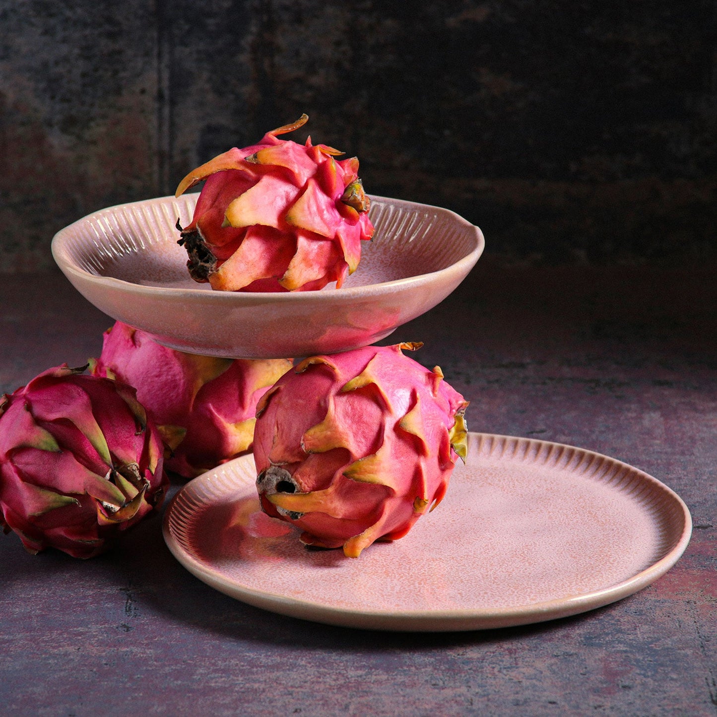 Porto Brasil LITCHI LINHAS SOUP PLATE STONEWARE dia. 8.86"  SKU: '1361109201