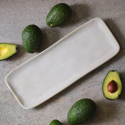 Porto Brasil LATTE RECTANGULAR PR MEDIUM ORGANIC STONEWARE dia. 12.99x5.12"  SKU: '14014108501