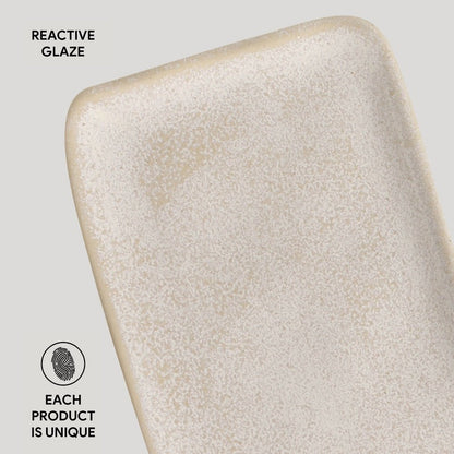 Porto Brasil LATTE RECTANGULAR PR MEDIUM ORGANIC STONEWARE dia. 12.99x5.12"  SKU: '14014108501