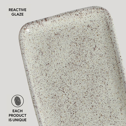 Porto Brasil PISTACHE RECTANGULAR PR MEDIUM ORGANIC STONEWARE dia. 12.99x5.12"  SKU: '14014108801