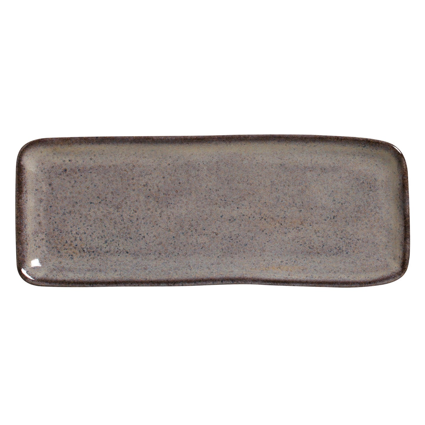 Porto Brasil TOURMALINE RECTANGULAR PR MEDIUM ORGANIC STONEWARE dia. 12.99x5.12"  SKU: '14014108901