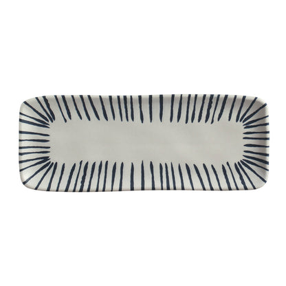 Porto Brasil ELEMENTO RECTANGULAR PR MEDIUM ORGANIC STONEWARE dia. 12.99x5.12"  SKU: '1401493101
