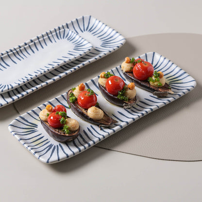 Porto Brasil ELEMENTO RECTANGULAR PR MEDIUM ORGANIC STONEWARE dia. 12.99x5.12"  SKU: '1401493101