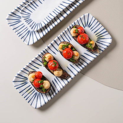 Porto Brasil ELEMENTO RECTANGULAR PR MEDIUM ORGANIC STONEWARE dia. 12.99x5.12"  SKU: '1401493101