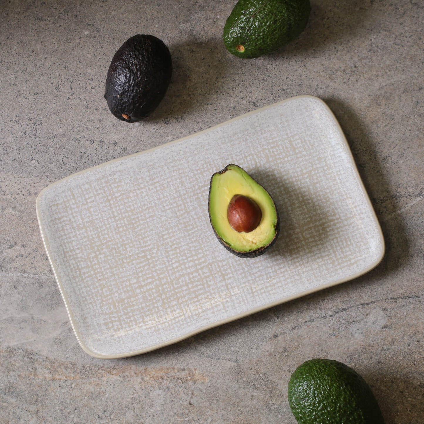 Porto Brasil LATTE RECTANGULAR PR MEDIUM JUTA dia. 10.63x6.3"  SKU: '14064108501