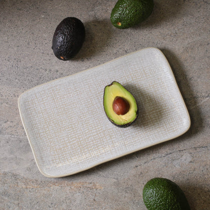 Porto Brasil LATTE RECTANGULAR PR MEDIUM JUTA dia. 10.63x6.3"  SKU: '14064108501