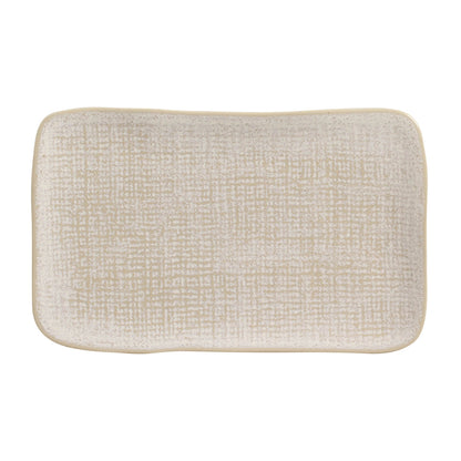 Porto Brasil LATTE RECTANGULAR PR MEDIUM JUTA dia. 10.63x6.3"  SKU: '14064108501