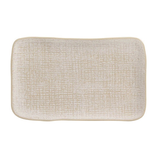 Porto Brasil LATTE RECTANGULAR PR MEDIUM JUTA dia. 10.63x6.3"  SKU: '14064108501