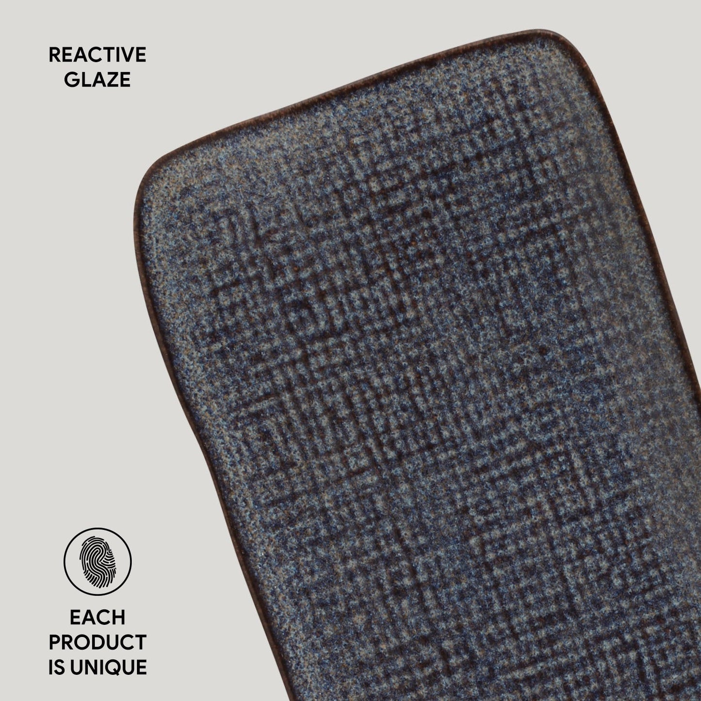 Porto Brasil TITANIUM RECTANGULAR PR MEDIUM JUTA dia. 10.63x6.3"  SKU: '14064109401