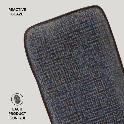 Porto Brasil TITANIUM RECTANGULAR PR MEDIUM JUTA dia. 10.63x6.3"  SKU: '14064109401