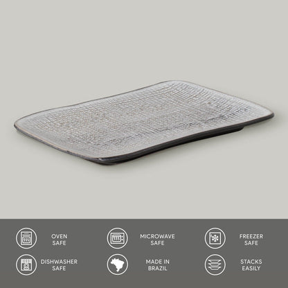 Porto Brasil DUST RECTANGULAR PR MEDIUM JUTA dia. 10.63x6.3"  SKU: '14064115801