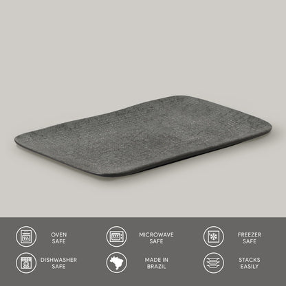 Porto Brasil CHROMIUM RECTANGULAR PR MEDIUM JUTA dia. 10.63x6.3"  SKU: '14064115901