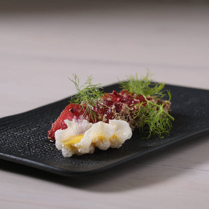 Porto Brasil MATTE BLACK RECTANGULAR PR MEDIUM JUTA dia. 10.63x6.3"  SKU: '1406473901