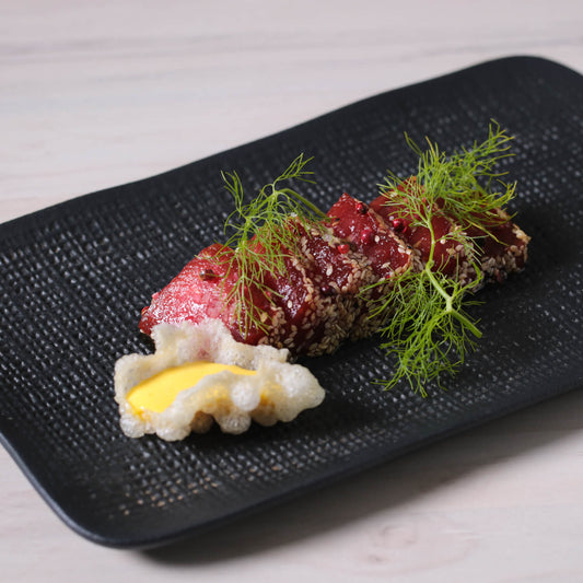 Porto Brasil MATTE BLACK RECTANGULAR PR MEDIUM JUTA dia. 10.63x6.3"  SKU: '1406473901