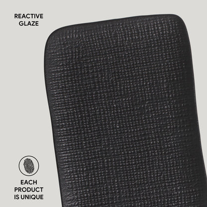 Porto Brasil MATTE BLACK RECTANGULAR PR MEDIUM JUTA dia. 10.63x6.3"  SKU: '1406473901