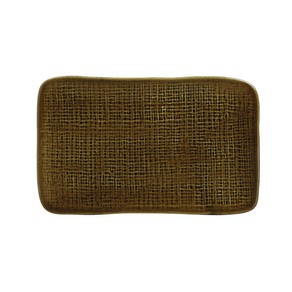 Porto Brasil AMBER RECTANGULAR PR MEDIUM JUTA dia. 10.63x6.3"  SKU: '1406477101
